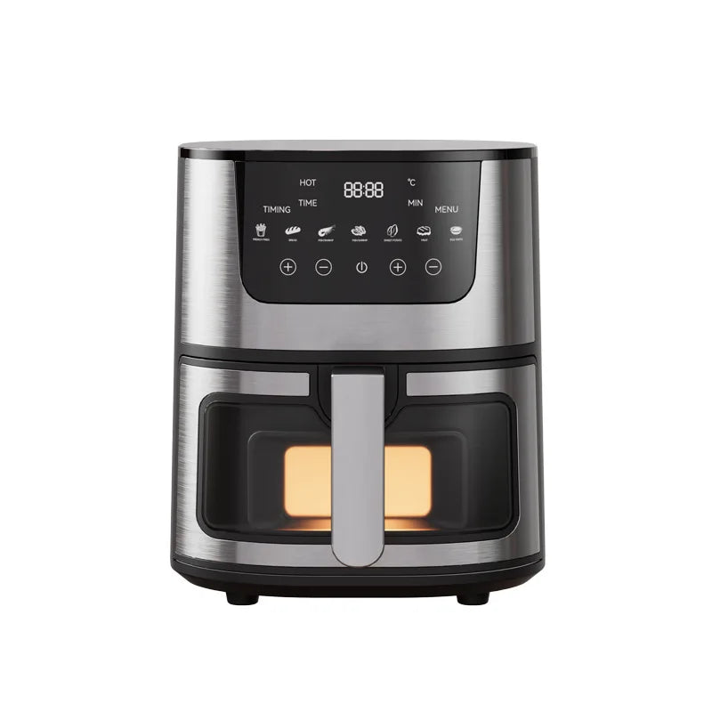 Nouveaux appareils de cuisine 2025 : Four à air chaud multifonction de grande capacité (7 L), en acier inoxydable de haute qualité.