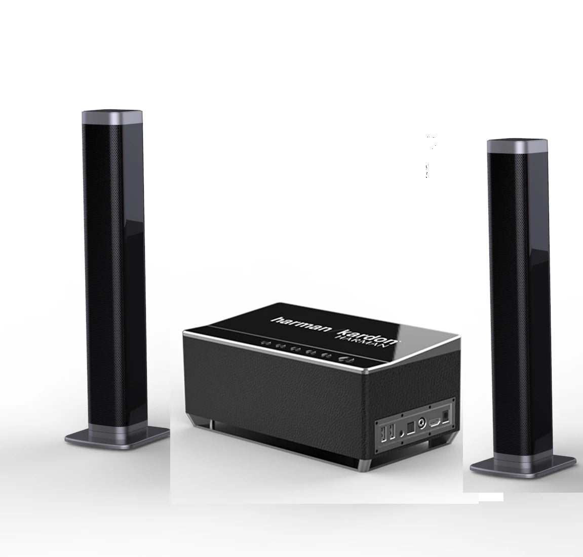 Barre de Son Samtronic 120W Détachable – Caisson Sans Fil, ARC, Télécommande & Surround