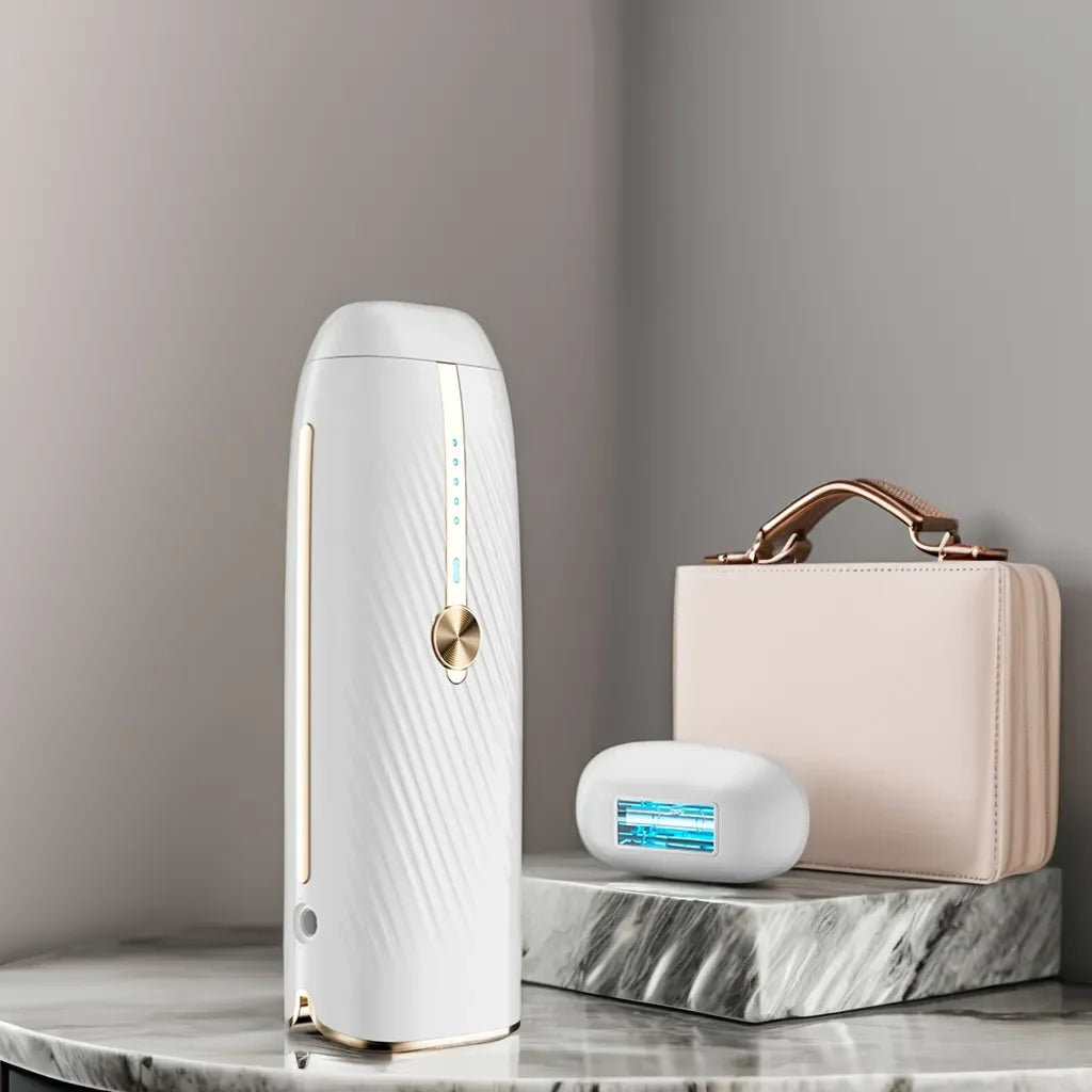 Épilateur laser portable Moolweel T033KW de haute qualité, indolore et permanent, pour une utilisation à domicile.