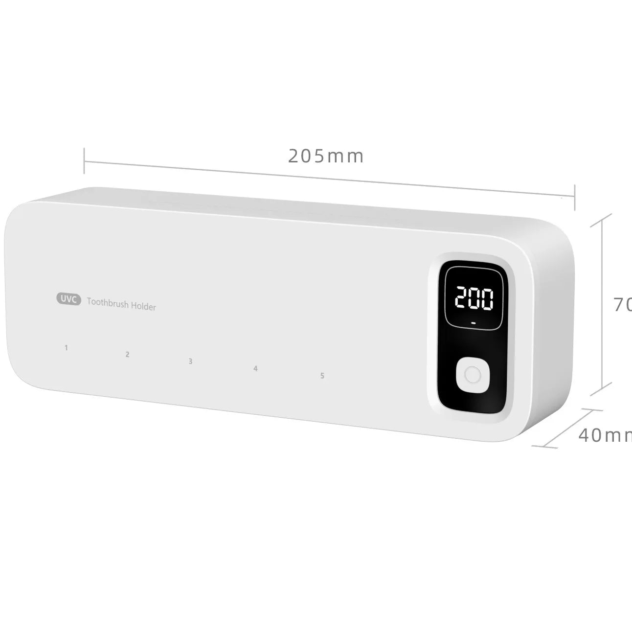 Stérilisateur UV brosse à dents SPARKLER ARMOR BTS-35th, 99,99%, 3 min, USB Type-C, 2200 mAh