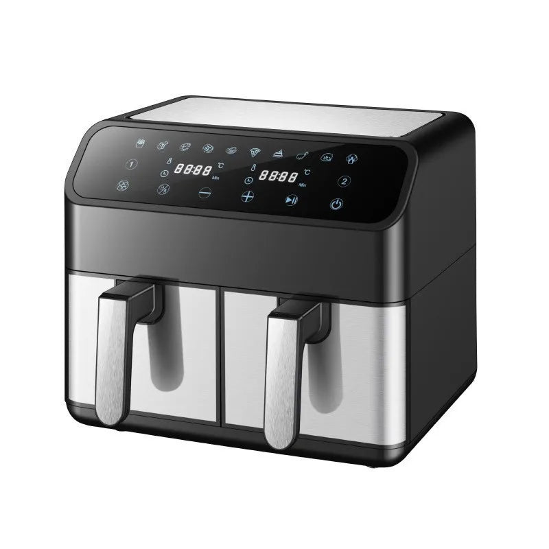 Friteuse à air multifonctionnelle multi-usages 8L grande capacité, électrique, intelligente, commandes tactiles, 2000W, OEM