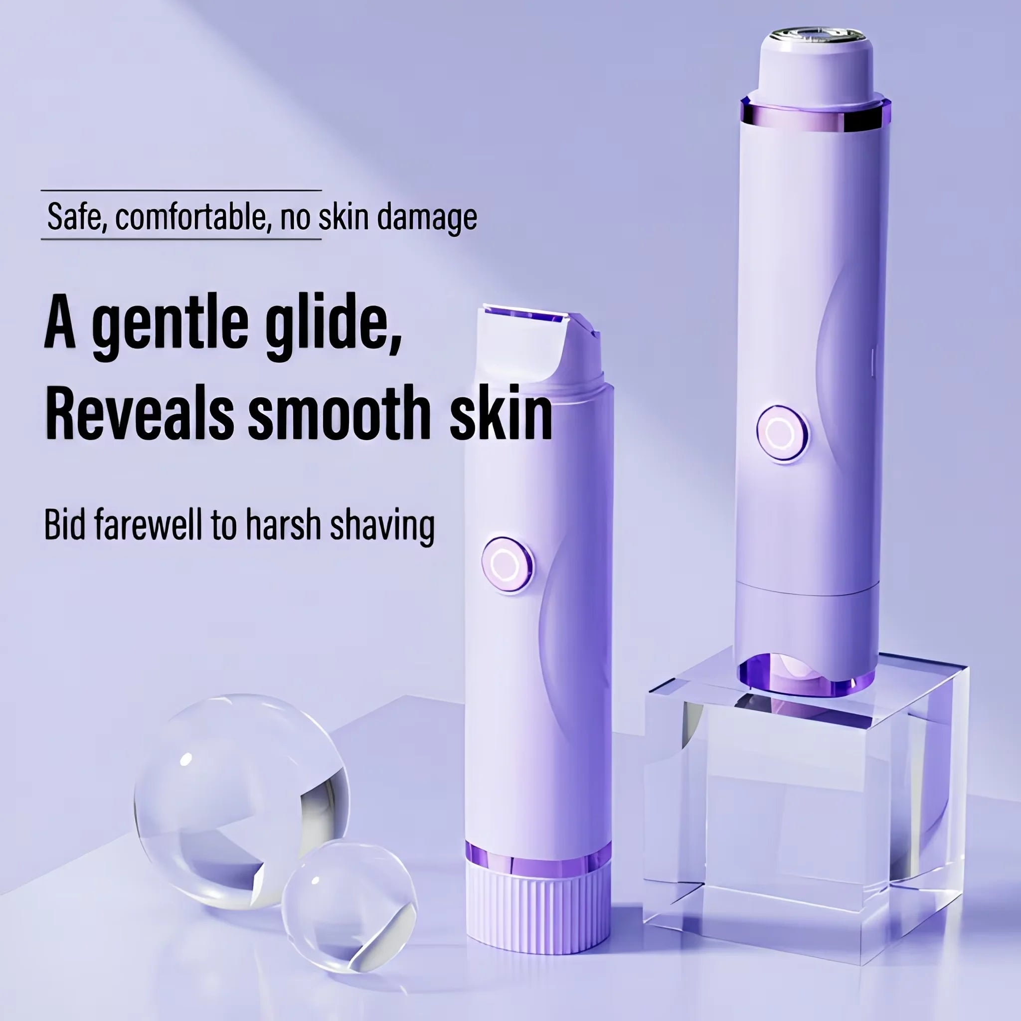 Tondeuse à rasoir étanche IPX4, têtes de coupe rotatives doubles, rasoir pour femmes, temps de charge de 2 à 3 heures, best-seller