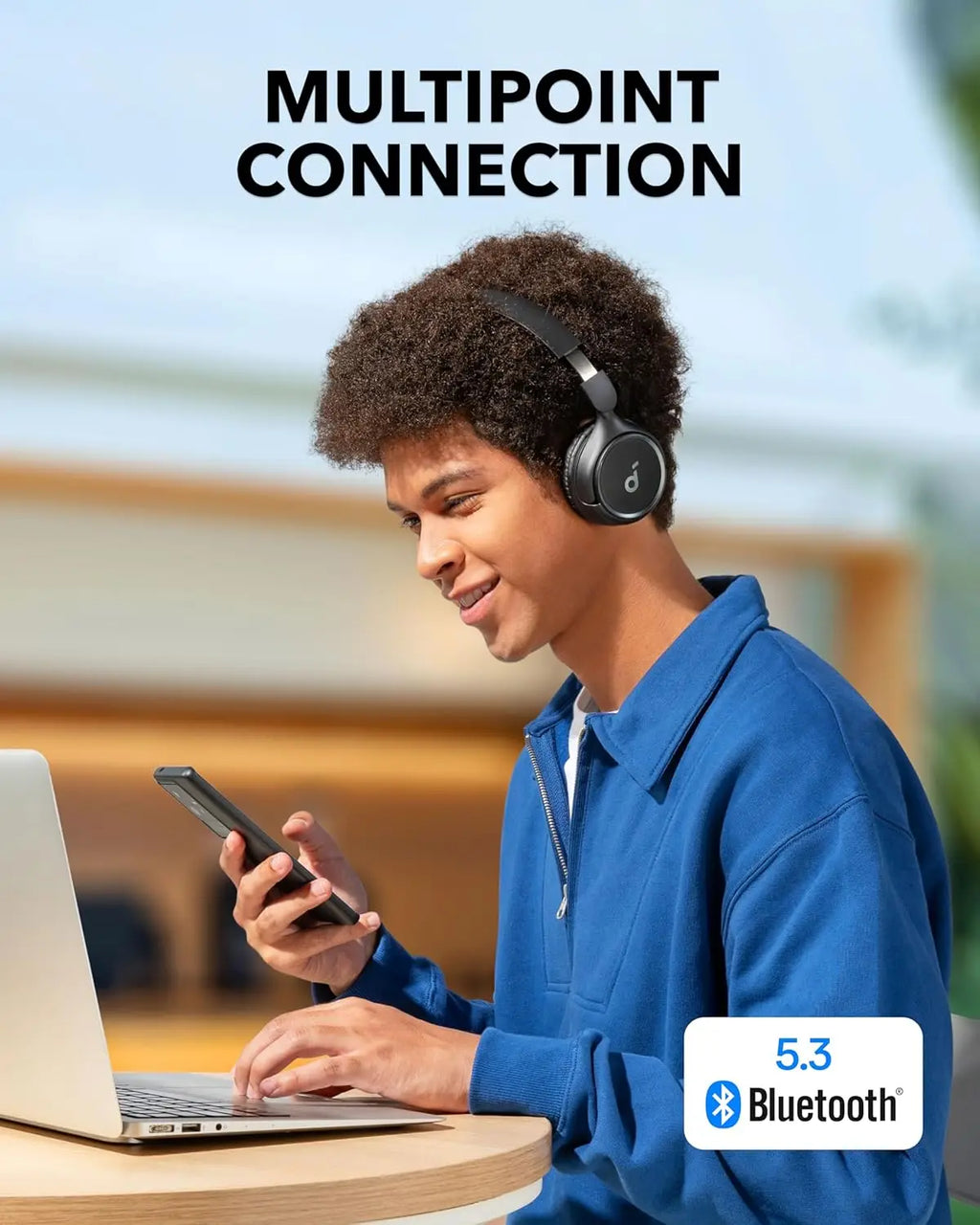Casque Bluetooth Anker Soundcore H30i – Pliable, 70h Autonomie, Basses Pures & Léger
