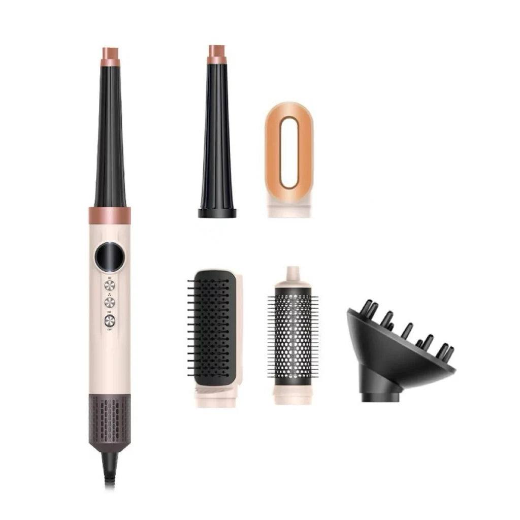 Sèche-Cheveux Multifonction 5-en-1 | Ionique, 1200 W, BLDC, Boucles et Lissage Automatique