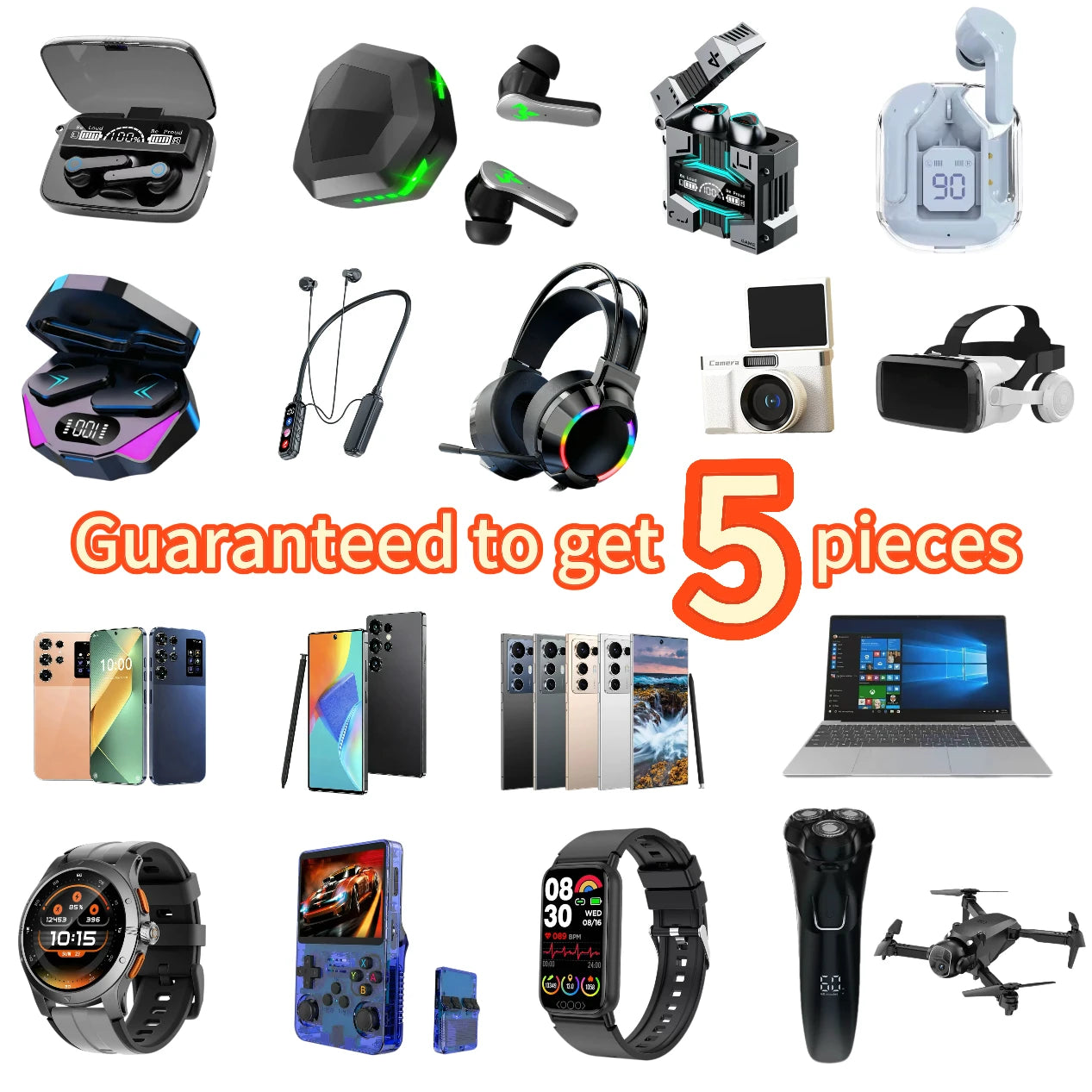 Box Mystère Électronique Lucky 3C – Montre, Téléphone, Cadeau Surprise 100%