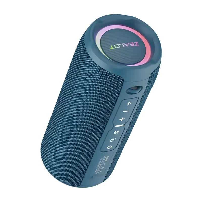 Lampe torche portable Enceinte Zealot S49 Pro – 20 W, IPX6, Bluetooth 5.2, RGB et batterie 3 600 mAh