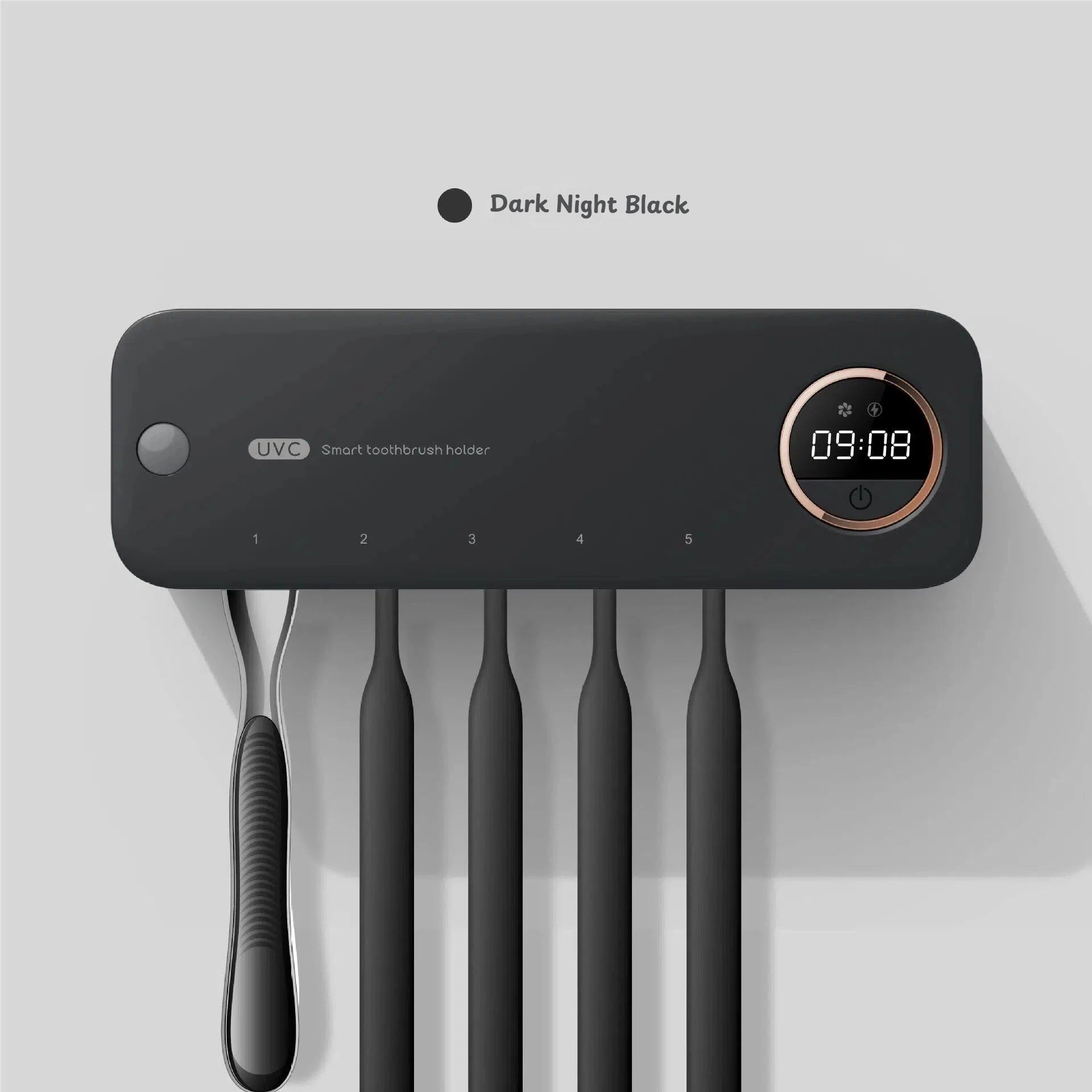 Stérilisateur UV brosse à dents Smileviva HLS-Y3, 6 min, 3600 mAh, USB Type-C, capteur intelligent