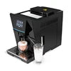 Distributeur automatique de café expresso compact à grains, prêt à l'emploi.