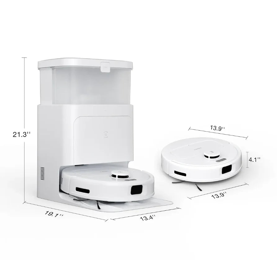 Aspirateur robot laveur ECOVACS DEEBOT N30 PRO OMNI blanc à vidange automatique