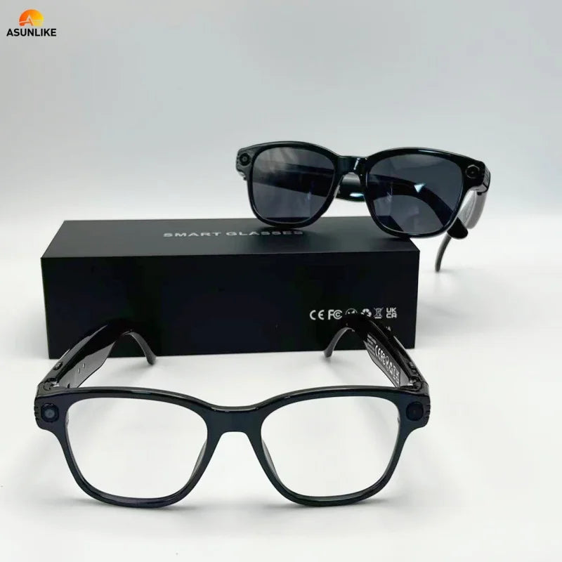 Lunettes IA L801 – Caméra 8MP 1200P, WiFi, ChatGPT, Traduction & Bluetooth 5.4