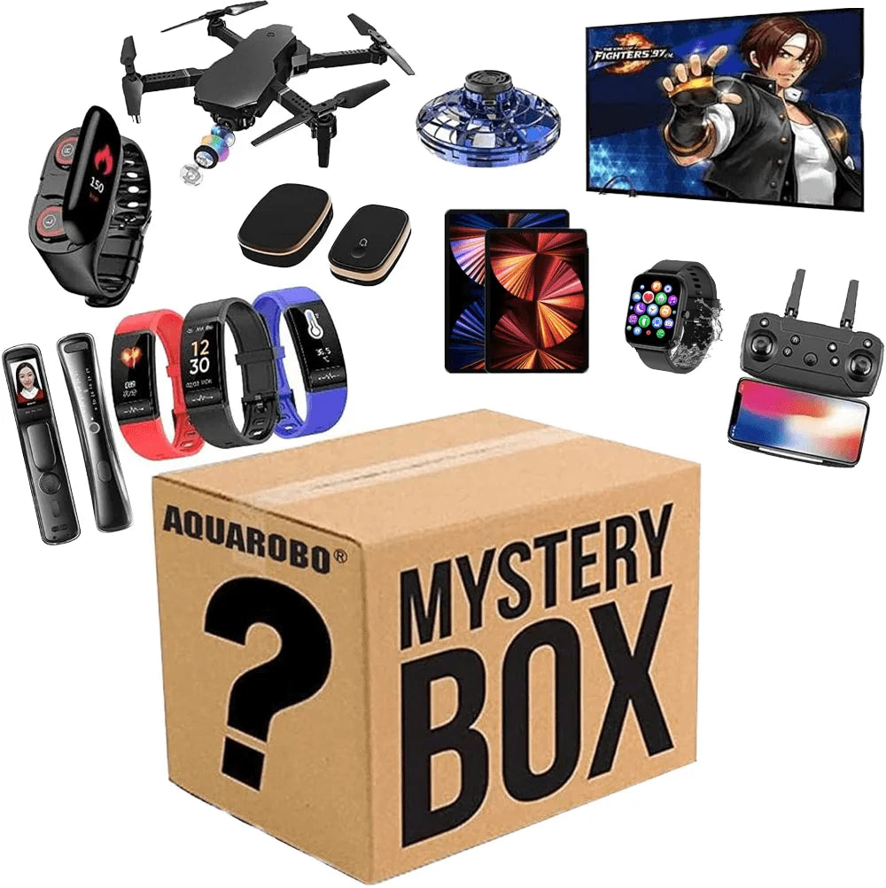 Coffret Mystère Lucky 2025 – Montre Pro, Écouteurs & Électronique Surprise Exclusive