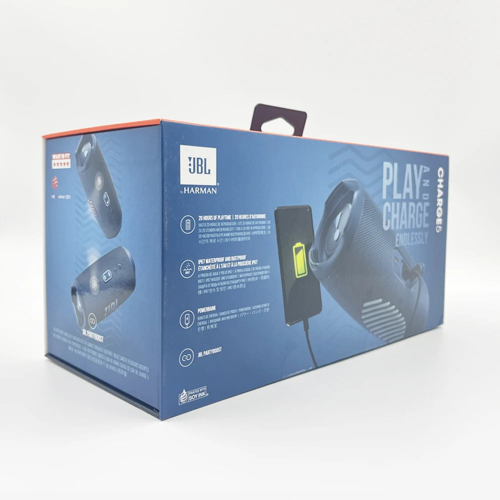 Enceinte Portable JBL Charge 5 – IP67, 20h d'autonomie, Bluetooth 5.1 & Power Bank