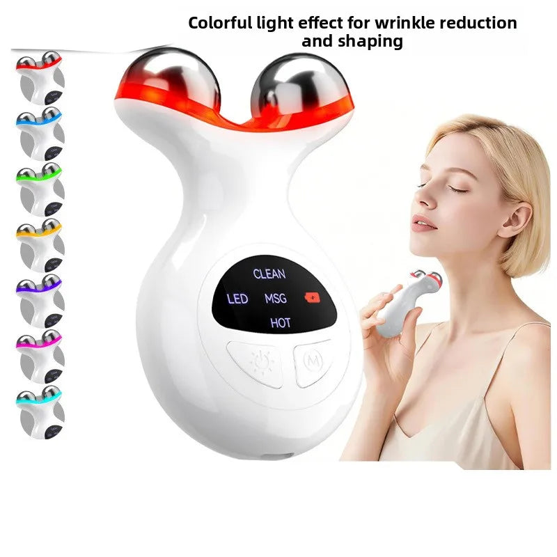 Appareil lifting visage AIDLIN LJ-6002, LED, radiofréquence 1 MHz, portable, USB, visage et cou