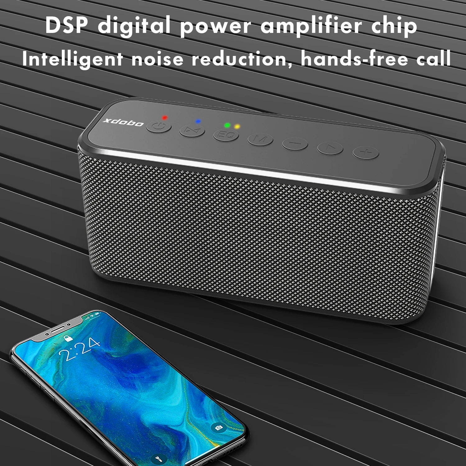 Enceinte Portable XDOBO X8 Plus – 80W, IPX5, Basses Profondes & Bluetooth 5.0