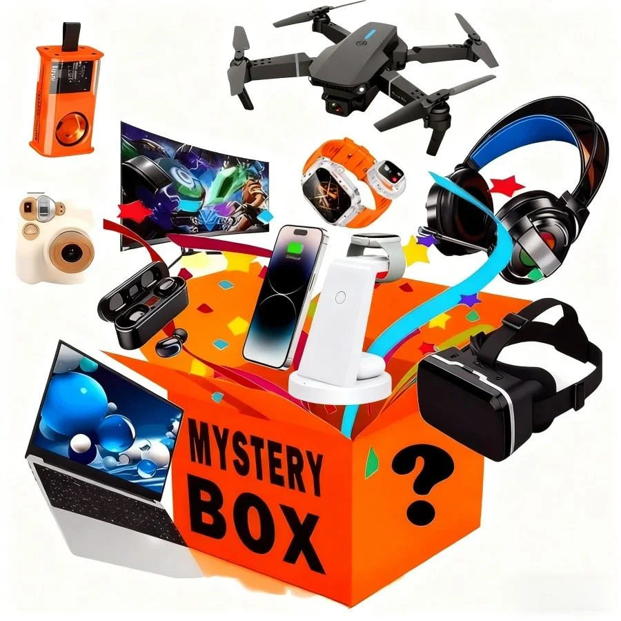 Coffret Mystère Avancée 100% Surprise – Téléphone, Tablette, Laptop, Montre, Enceinte