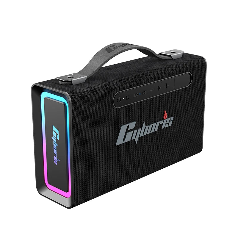 Enceinte Cyboris T15 MagicBox – 2.1 Ch, Bluetooth 5.3, RGB, Caisson de basses & prévision