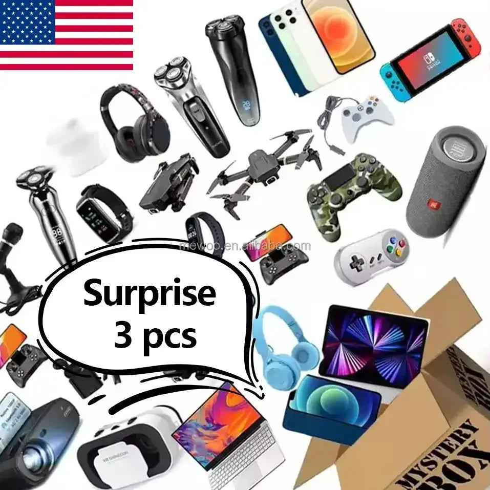 Coffret Mystère Colis Non Réclamés – Lot 100 Articles Électroniques pour Revente