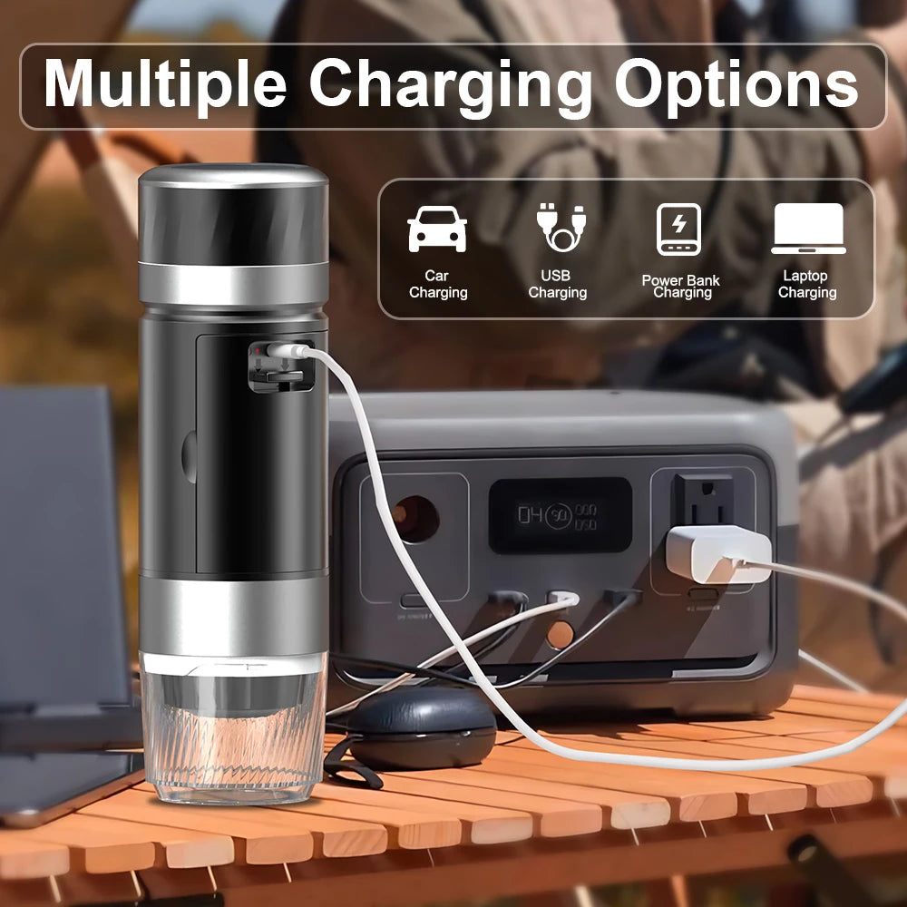 Machine à café expresso portable USB automatique, système auto-chauffant, vente en gros d'usine 2025