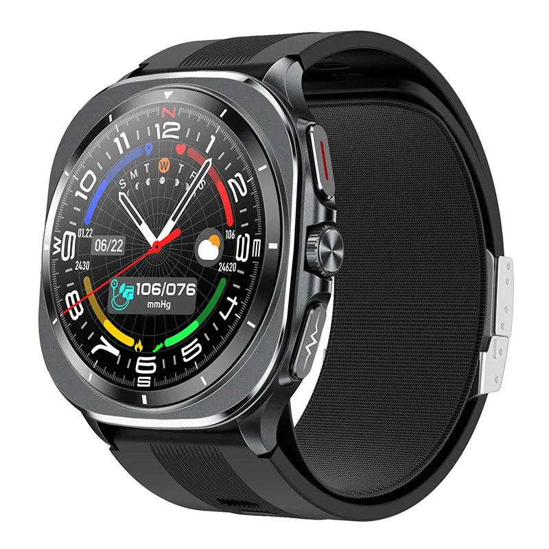 Smartwatch AMOLED TK65 | Bracelet Connecté avec Appels Bluetooth, NFC, ECG et Suivi Santé Avancé