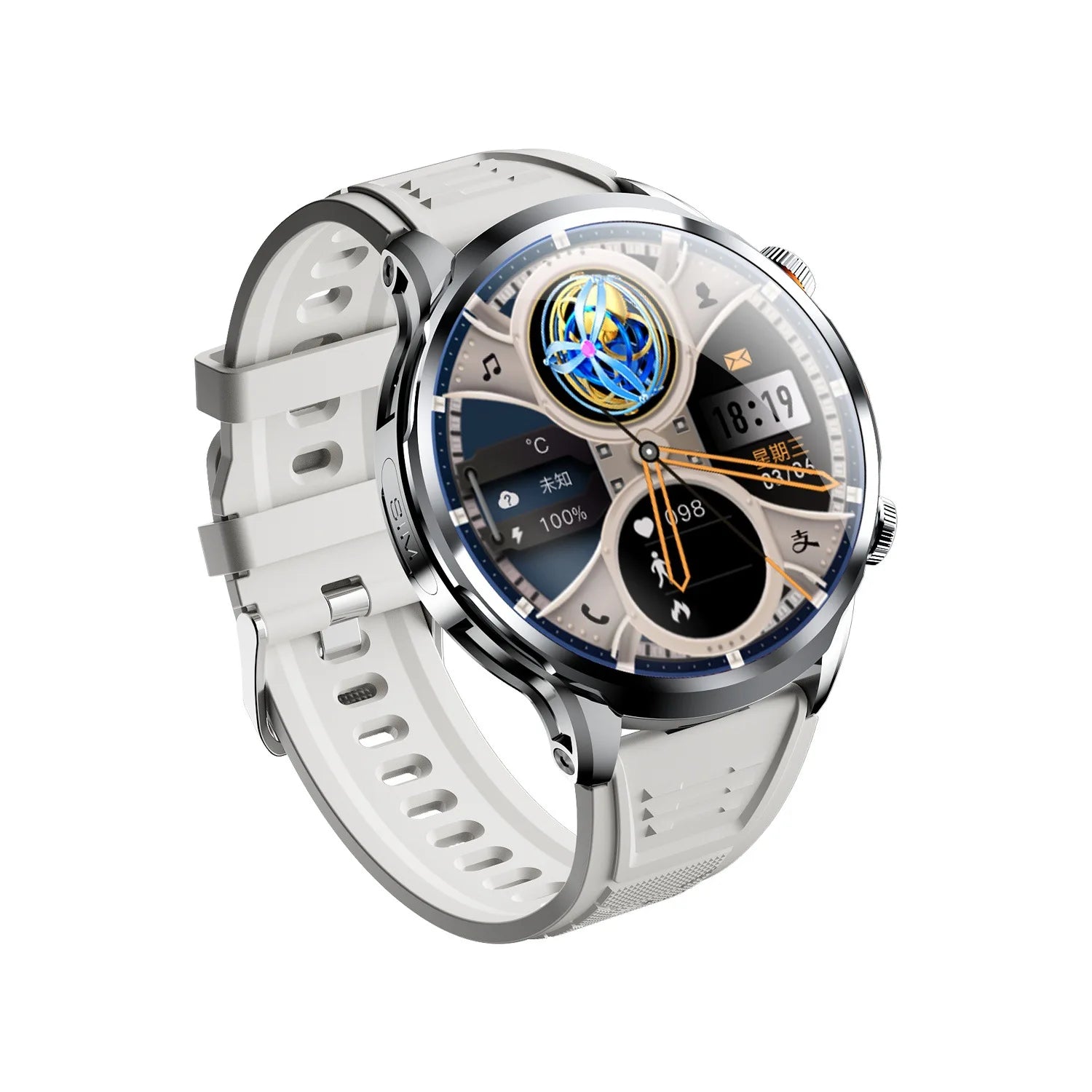 Montre connectée H18 4G – 8+128 Go, WiFi, GPS, Caméra HD, Appel Vidéo & 900mAh | IP67