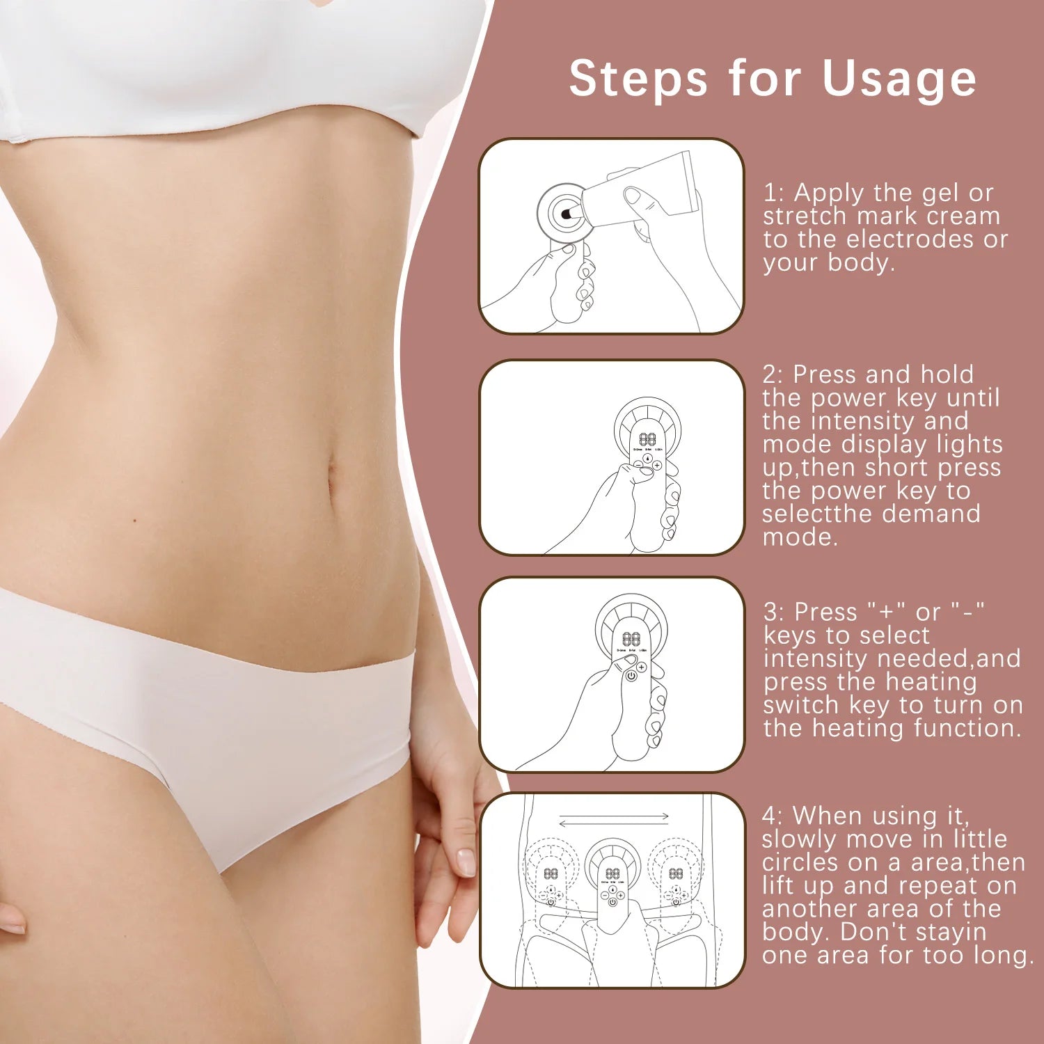 Appareil de Massage Corporel Sans Fil | Anti-Cellulite, Raffermissant et Soin Beauté du Corps