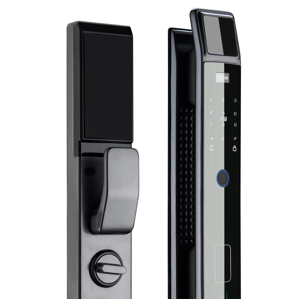 Sonnette vidéo, serrure à empreinte numérique automatique, serrure à mortaise Tuya Smart Lock 6068, serrure numérique à reconnaissance faciale 3D