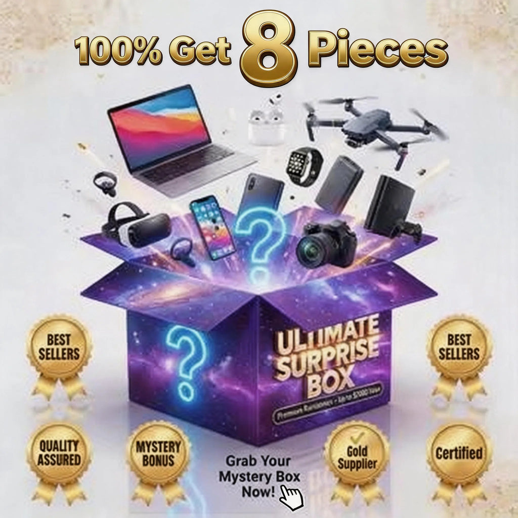 Coffret Mystère Digital 8 Pièces 2026 – Enceinte Bluetooth & Électronique Festival