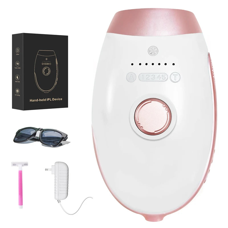 Appareil d'épilation à lumière pulsée (IPL) en vente directe d'usine 999999 Épilateur laser IPL pour une utilisation à domicile