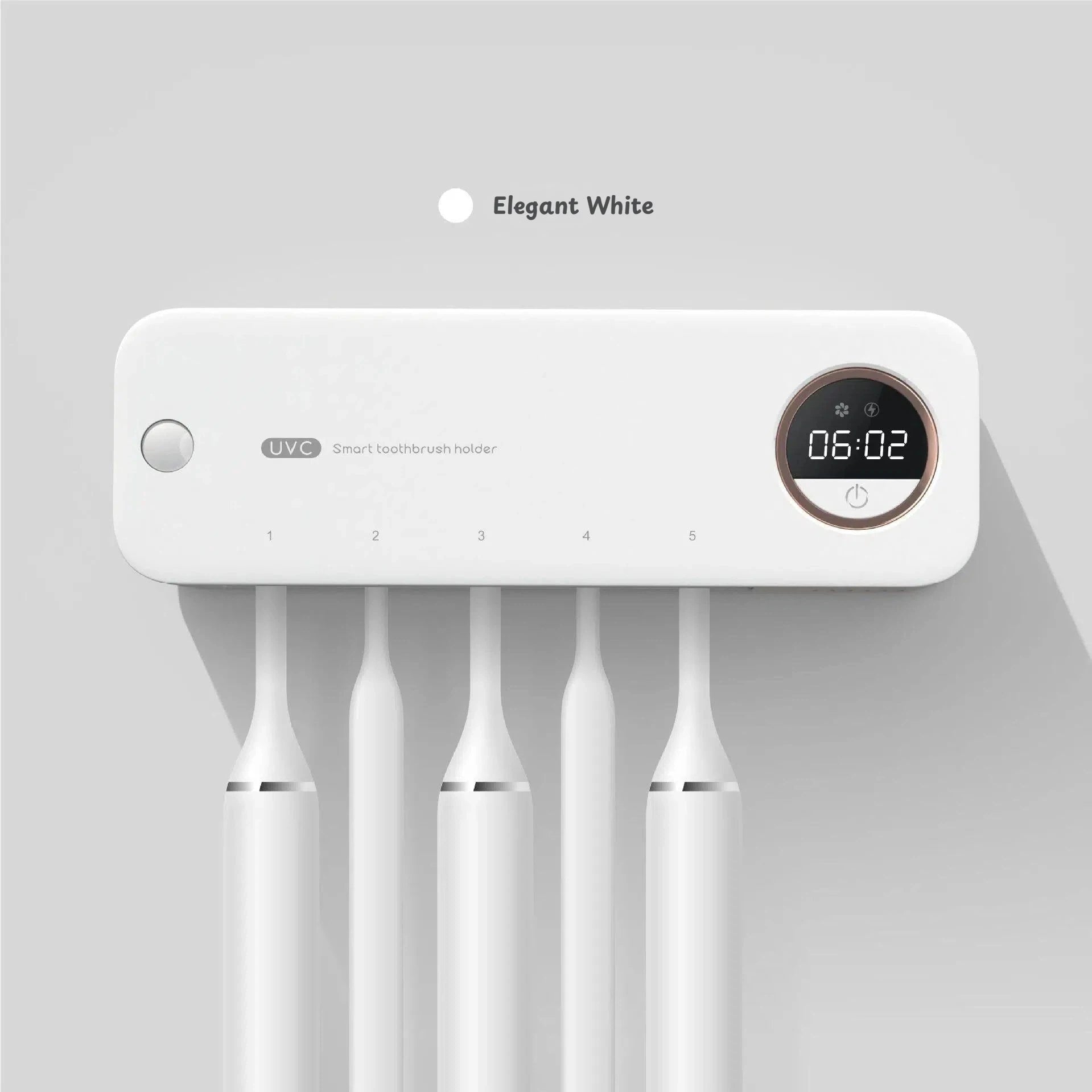 Stérilisateur UV brosse à dents Smileviva HLS-Y3, 6 min, 3600 mAh, USB Type-C, capteur intelligent