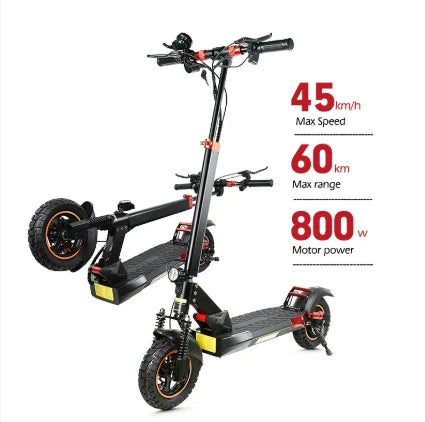 Trottinette électrique haute vitesse 13 Ah 48 V 800 W en alliage d'aluminium pour adultes, puissante, vitesse maximale 45 km/h