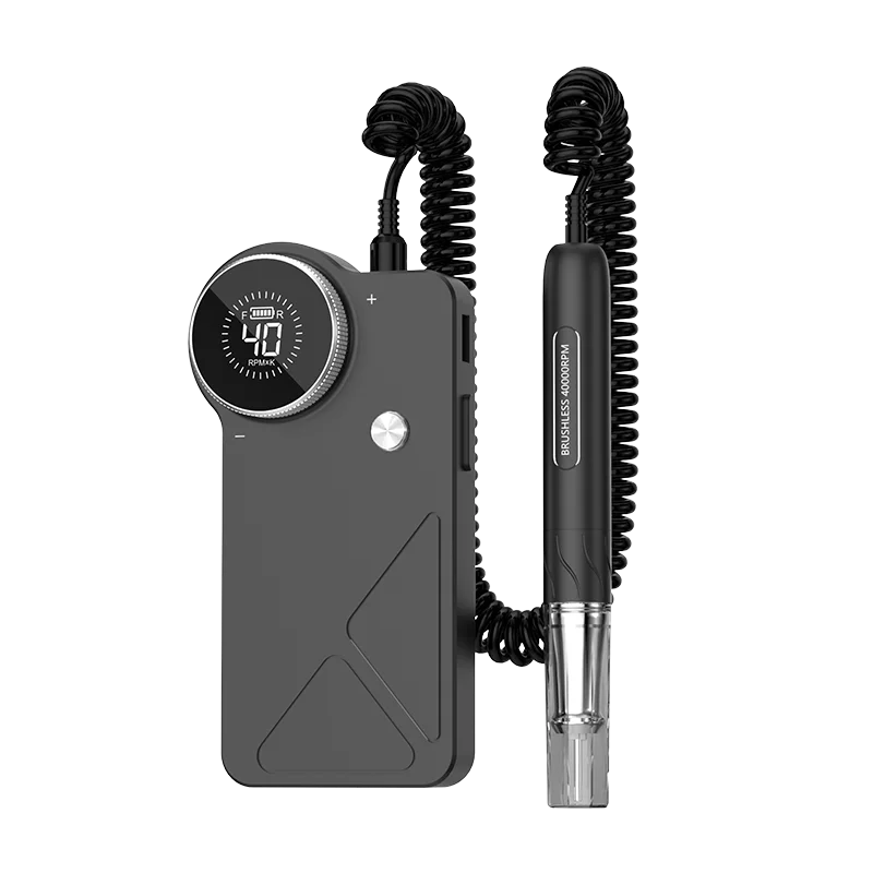 Perceuse à ongles professionnelle JIEDAN JD-B6-73, 40 000 tr/min, 4 500 mAh, moteur sans balais, 65W