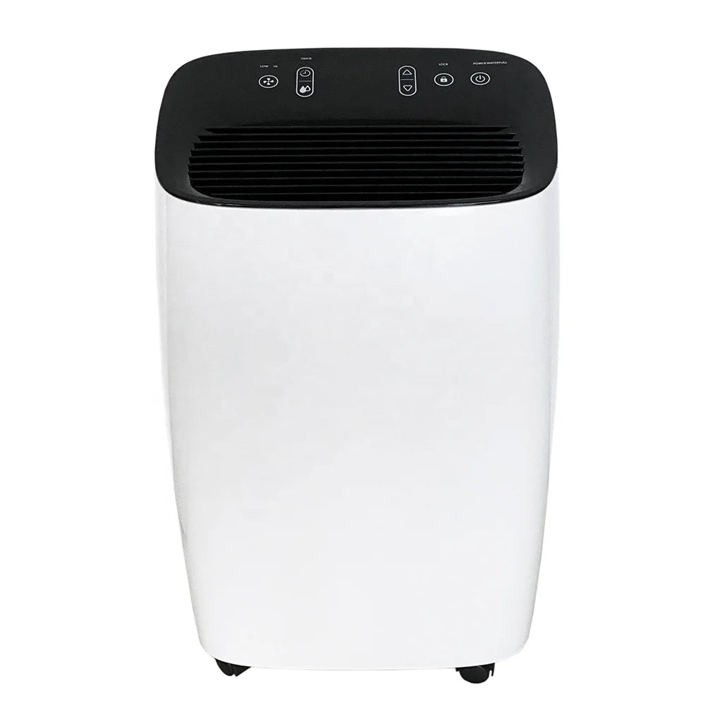 Déshumidificateur commercial 12 L, jusqu'à 185 m², panneau de commande tactile, 10 litres, pour la maison