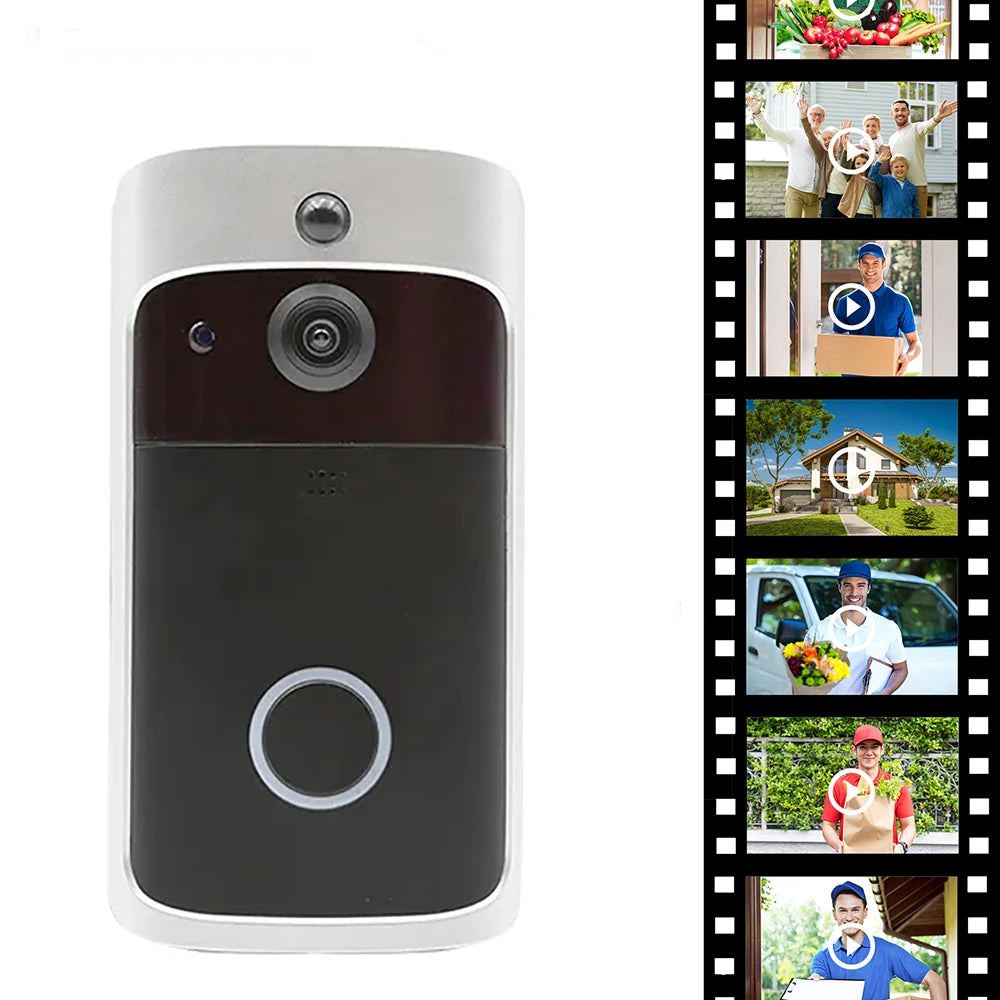 Sonnette vidéo sans fil V5 Smart Home Wifi avec caméra HD