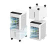 Ventilateur refroidisseur d'air par évaporation portable en plastique, alimenté par secteur, à 3 vitesses, pour la maison et le bureau
