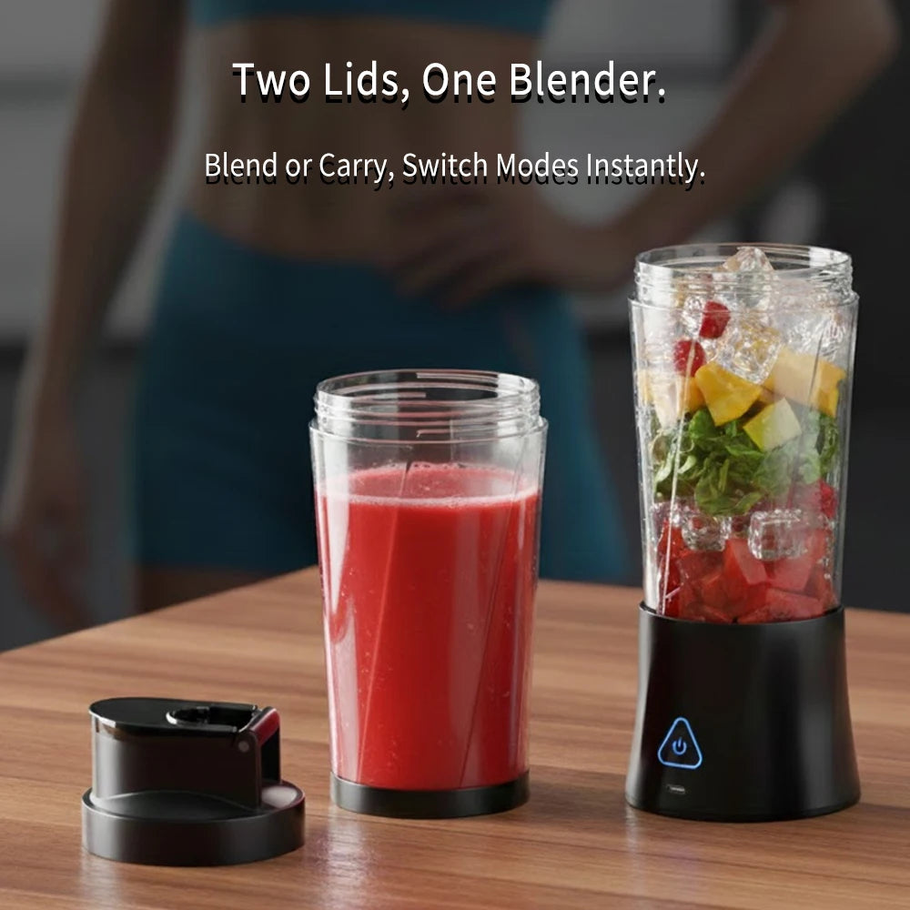 Presse-Agrumes Portable Rechargeable Sans Fil | Mini Extracteur de Jus Sans BPA pour Voyage et Smoothies