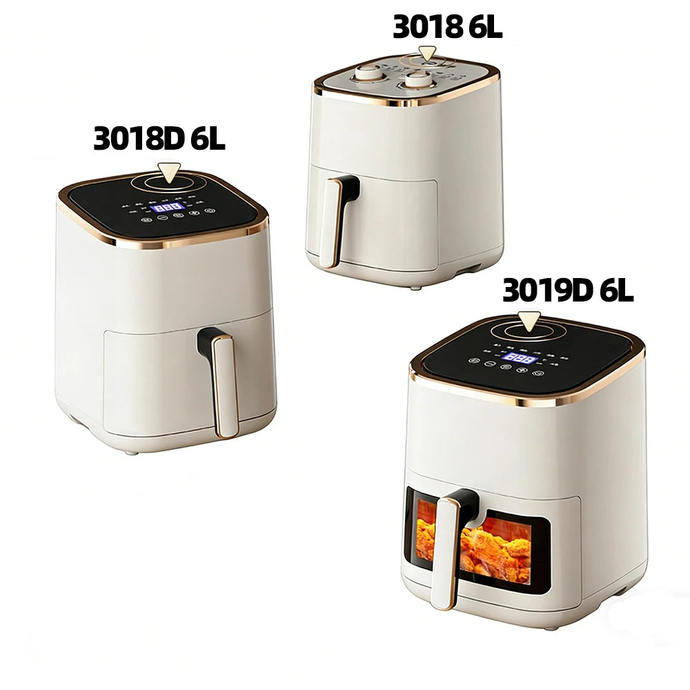 Friteuse à air multifonctionnelle intelligente pour la maison 5 L Ningbo Electrical Appliances Four Friteuse à air