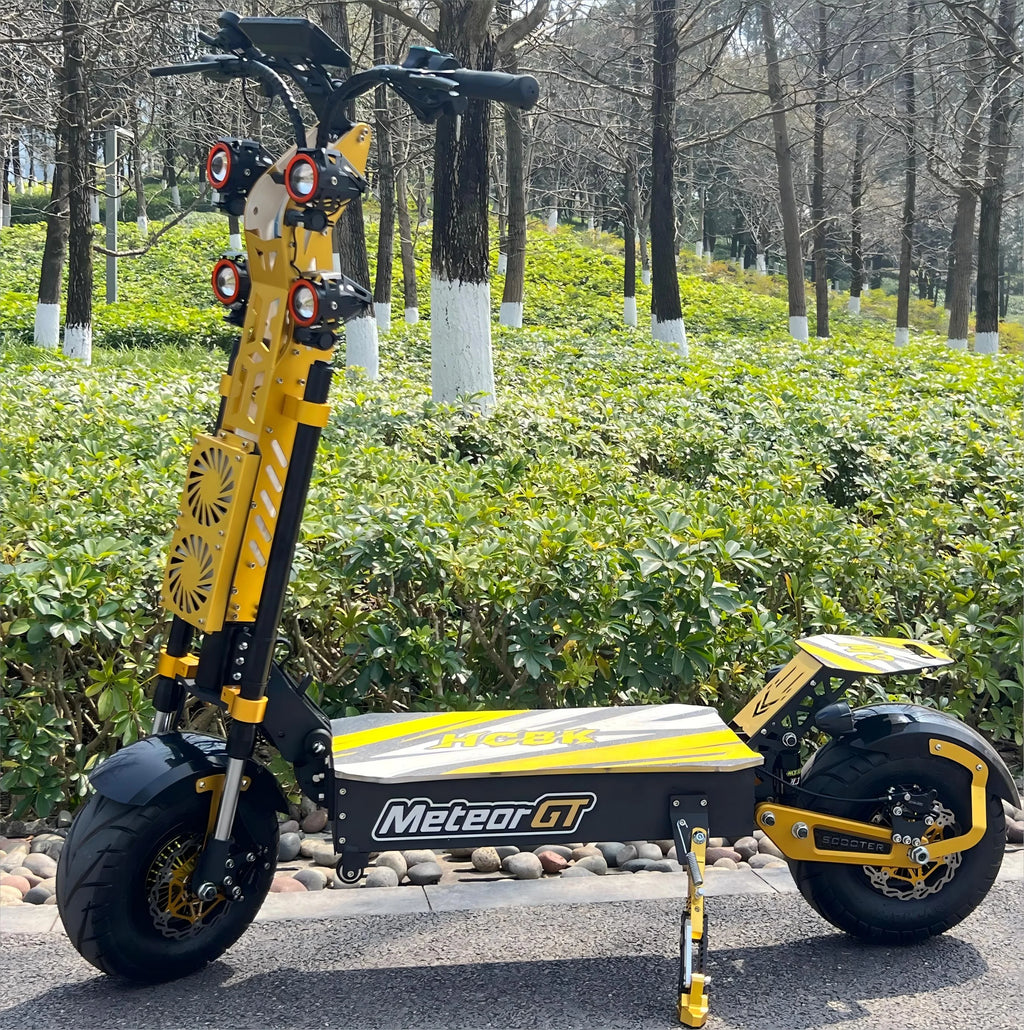 Trottinette électrique HCBK GT-M8 72V, autonomie de 120 km, pour adultes, tout-terrain.