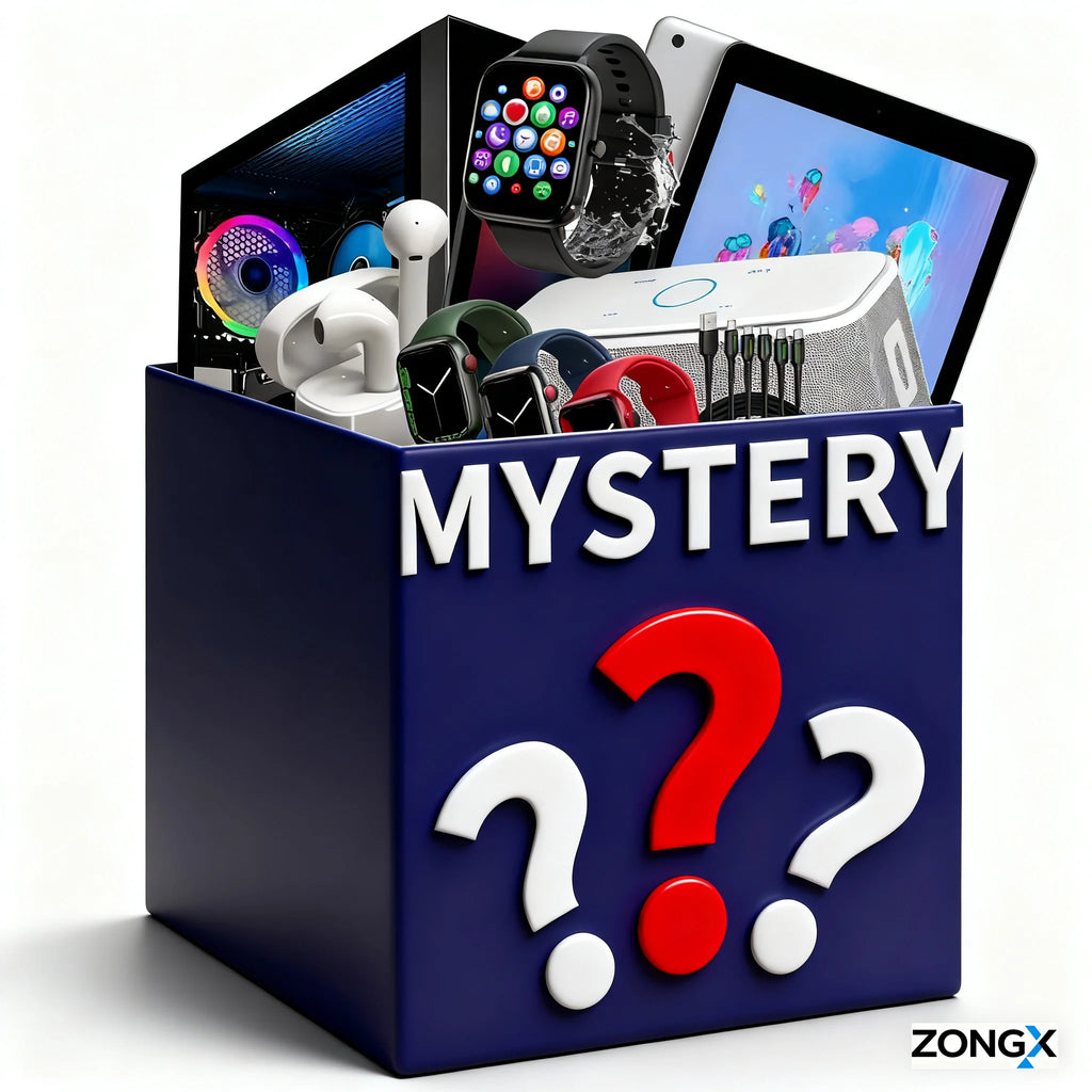 Box Mystère ZongX Lucky – Écouteurs, Chargeurs, Accessoires Téléphone Surprise