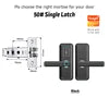 Serrure connectée Eseye OEM ODM Tuya avec application d'empreinte numérique et Wi-Fi.