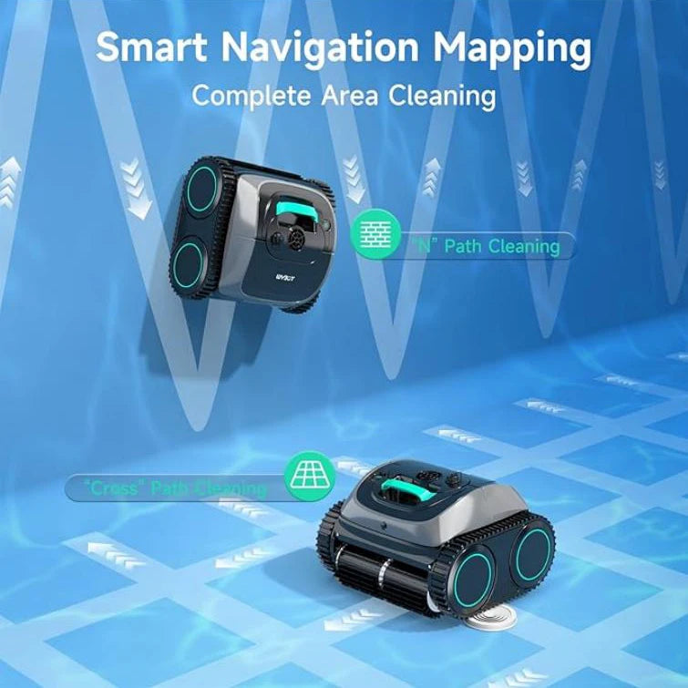 Robot aspirateur de piscine YOLO-POOL C1 — parois et fond, 150 m², certifié CE