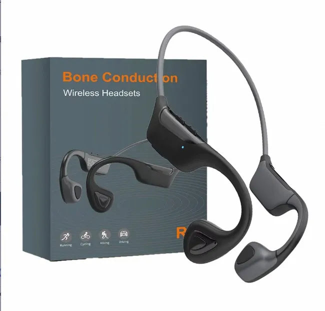 Écouteurs à Conduction Osseuse R8 – Bluetooth 5.3, ENC & IPX6 Sport