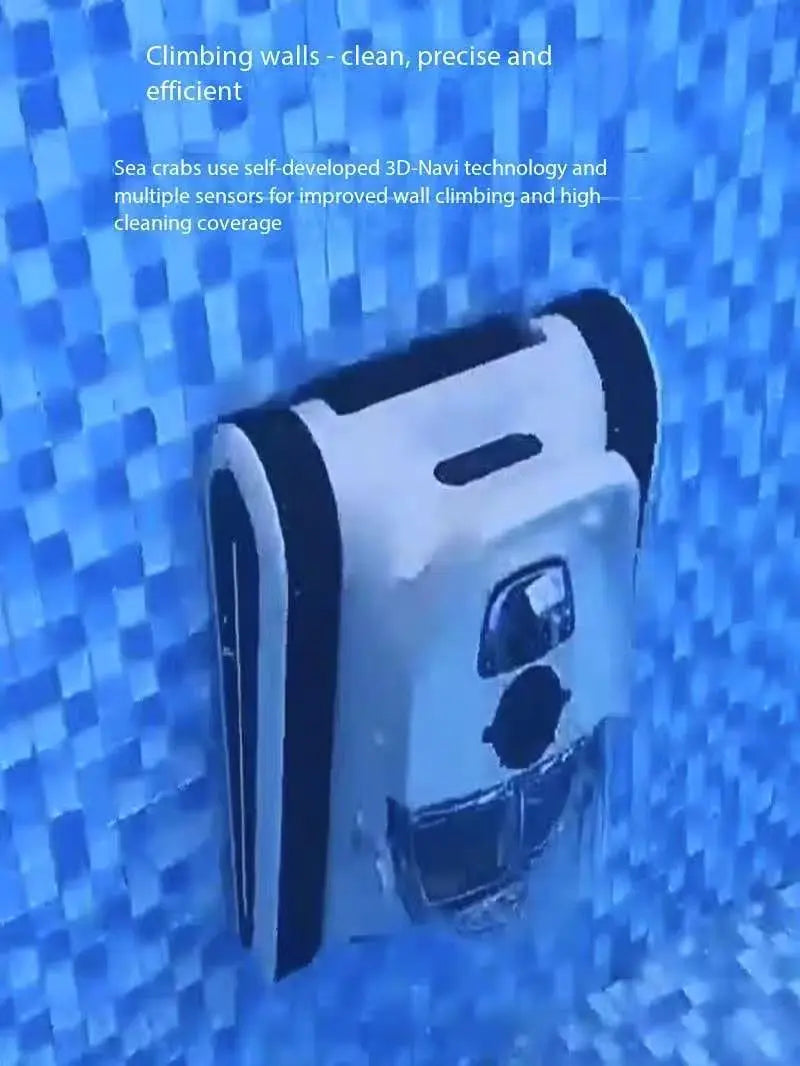 Robot nettoyeur de piscine JinDe ZM9 — rechargeable, piscines enterrées et hors sol