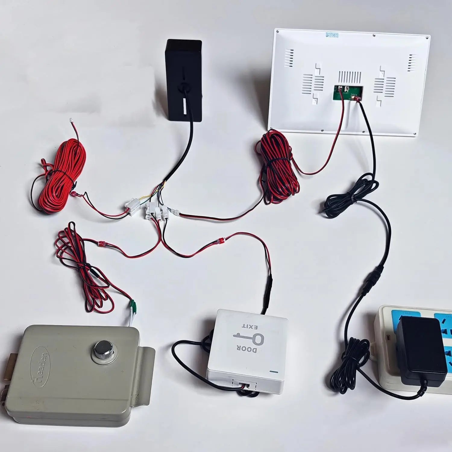 KW07 Tuya 1080P Moniteur tactile 7/10 pouces Déverrouillage par empreinte numérique Interphone vidéo Système de sécurité pour villa et maison