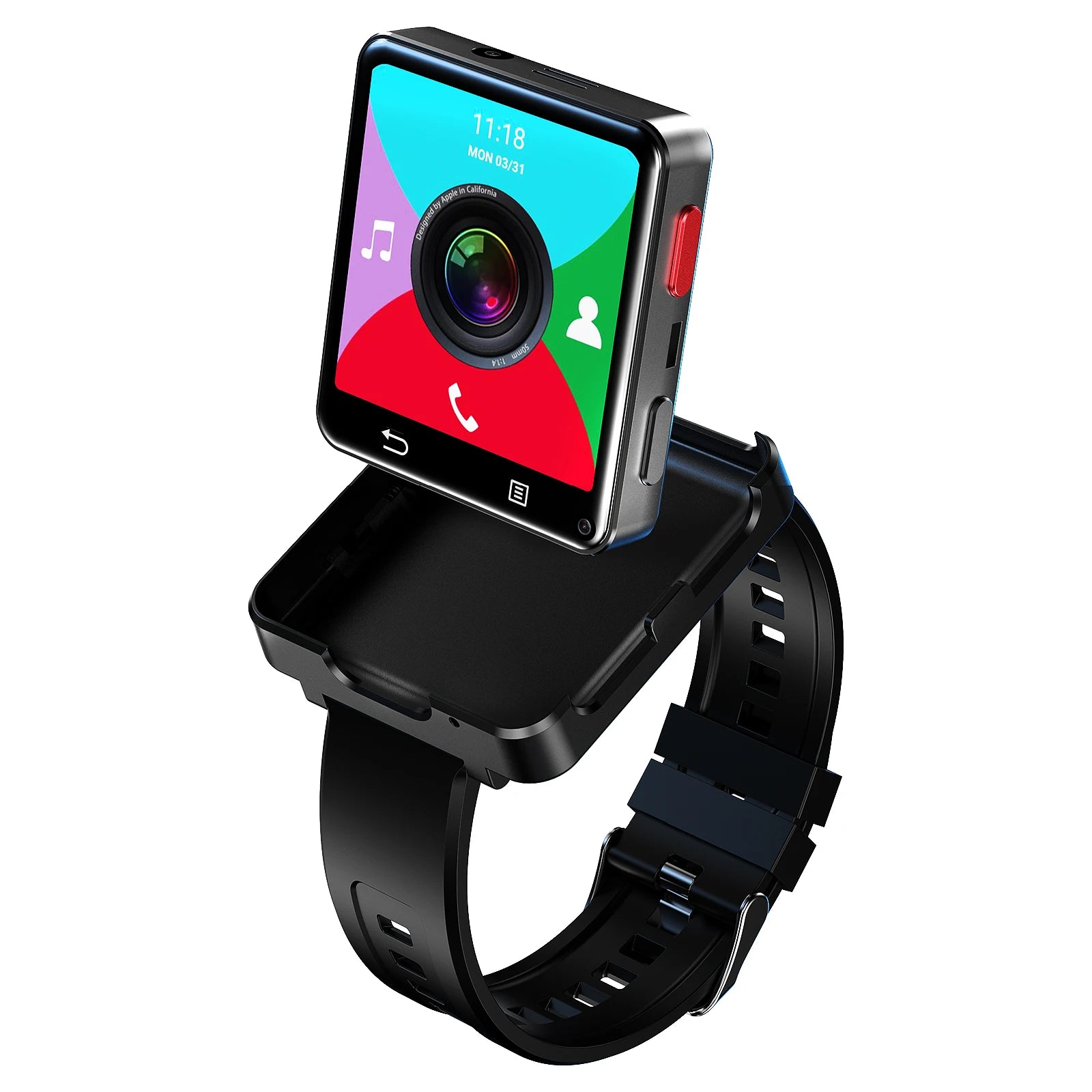 Montre connectée S222 4G – OLED 2,64", 4 Go + 64 Go, GPS, SIM et Appel Vidéo | Android