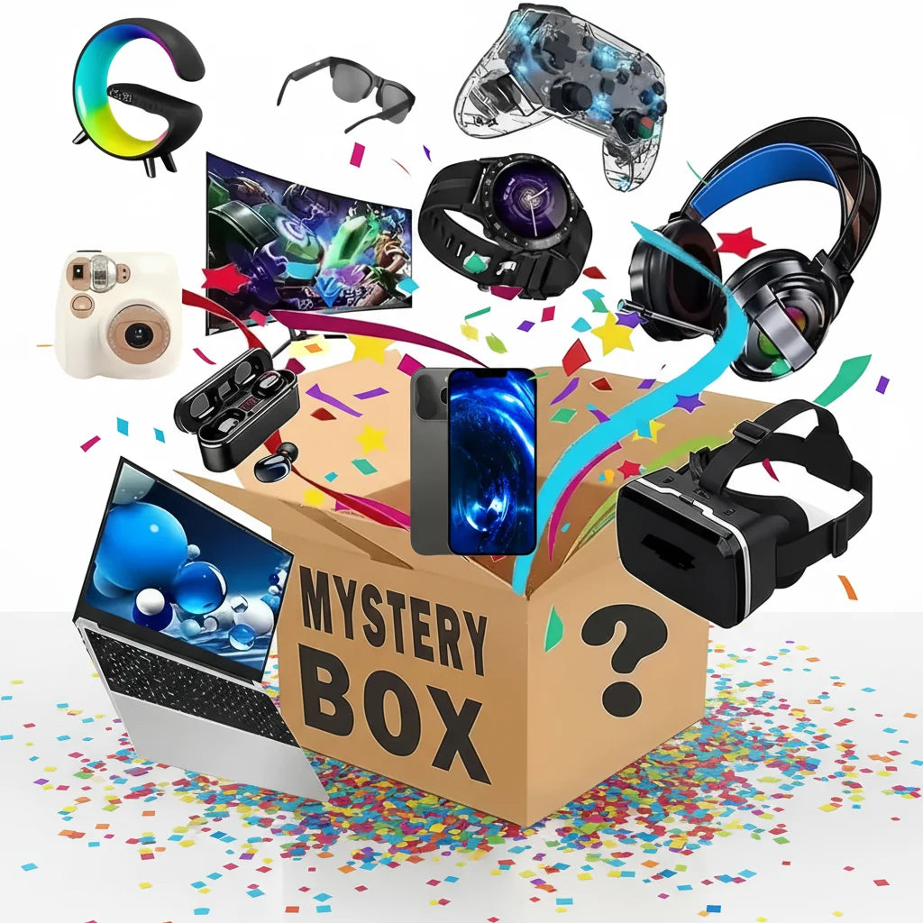Coffret Mystère Avancée 100% Surprise – Téléphone, Tablette, Laptop, Montre, Enceinte