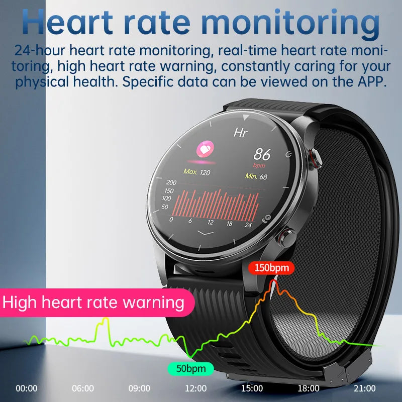 Montre Santé Air Pump – Tensiomètre Précis, SpO2, Sommeil & Multi-Sport