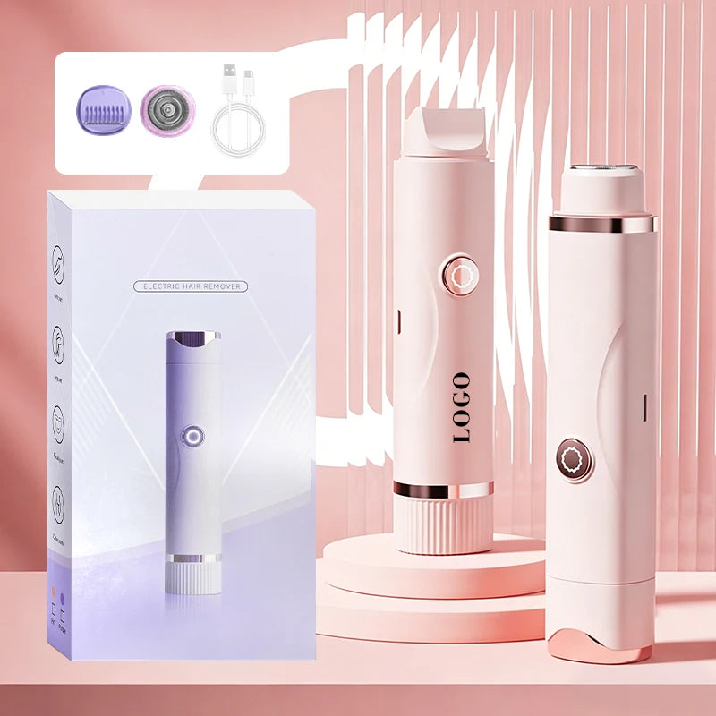 Tondeuse à rasoir étanche IPX4, têtes de coupe rotatives doubles, rasoir pour femmes, temps de charge de 2 à 3 heures, best-seller