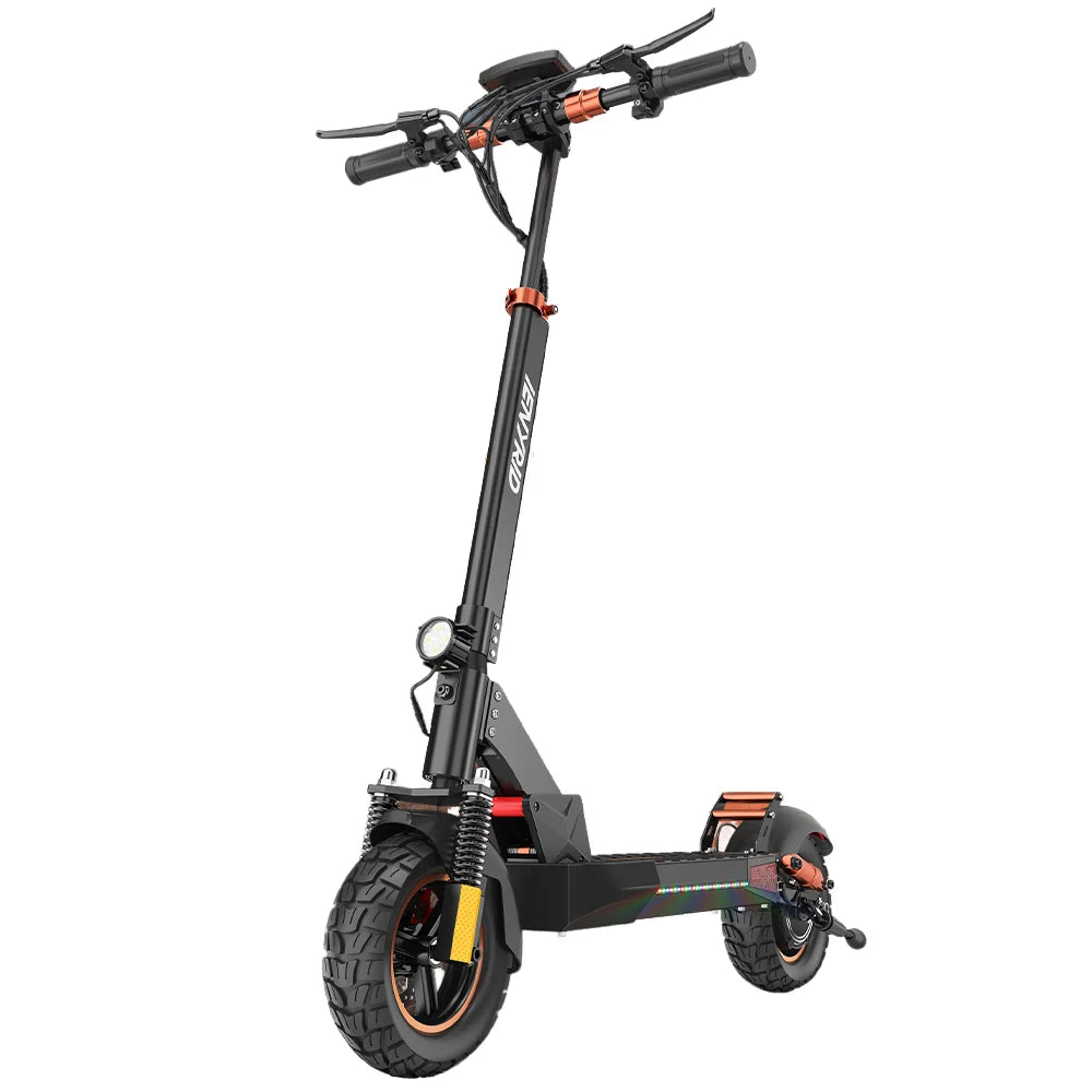 Trottinette électrique pliable 10 pouces 500 W à double suspension et longue autonomie - Trottinette électrique adulte avec