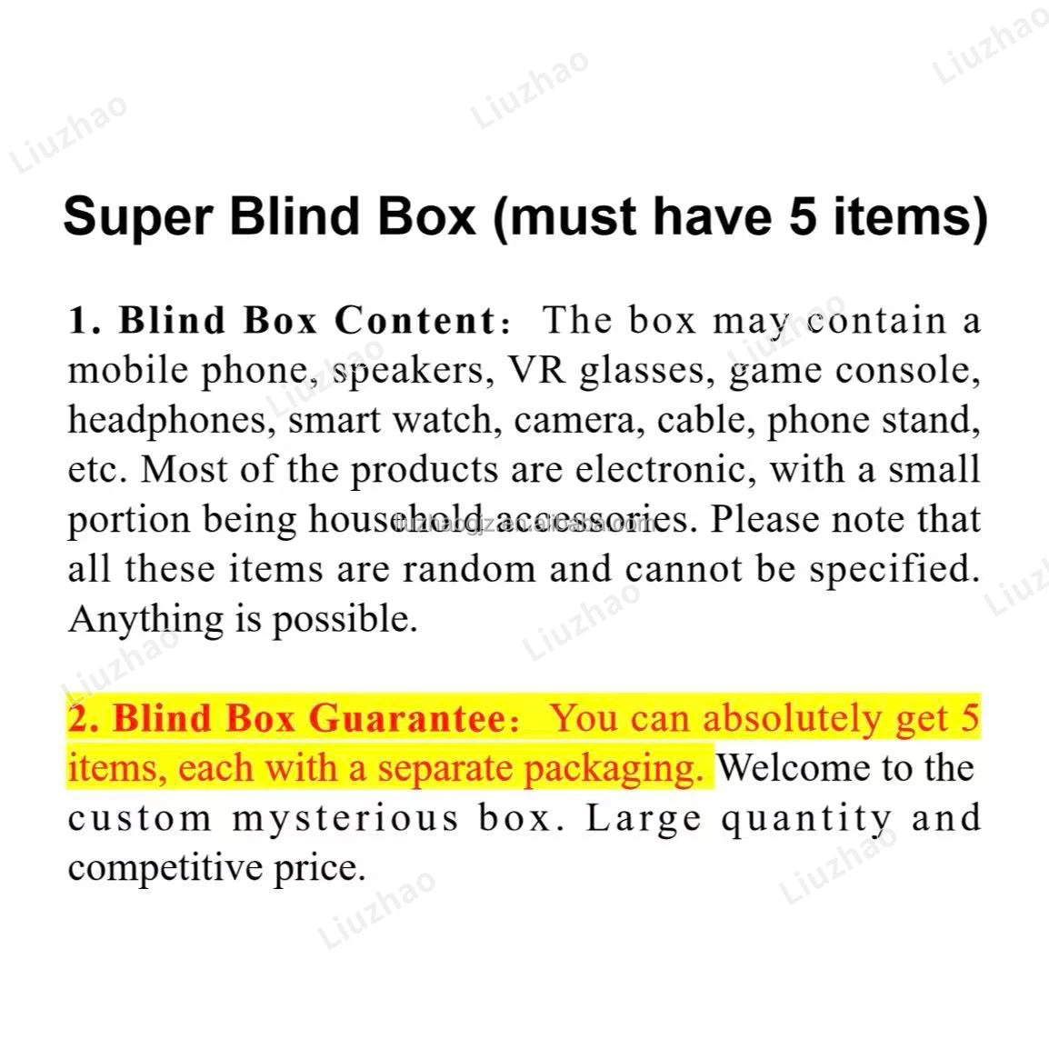 Coffret Mystère 100% Surprise – Smartphone, Tablette, Ordinateur portable, Montre, Écouteurs, TV