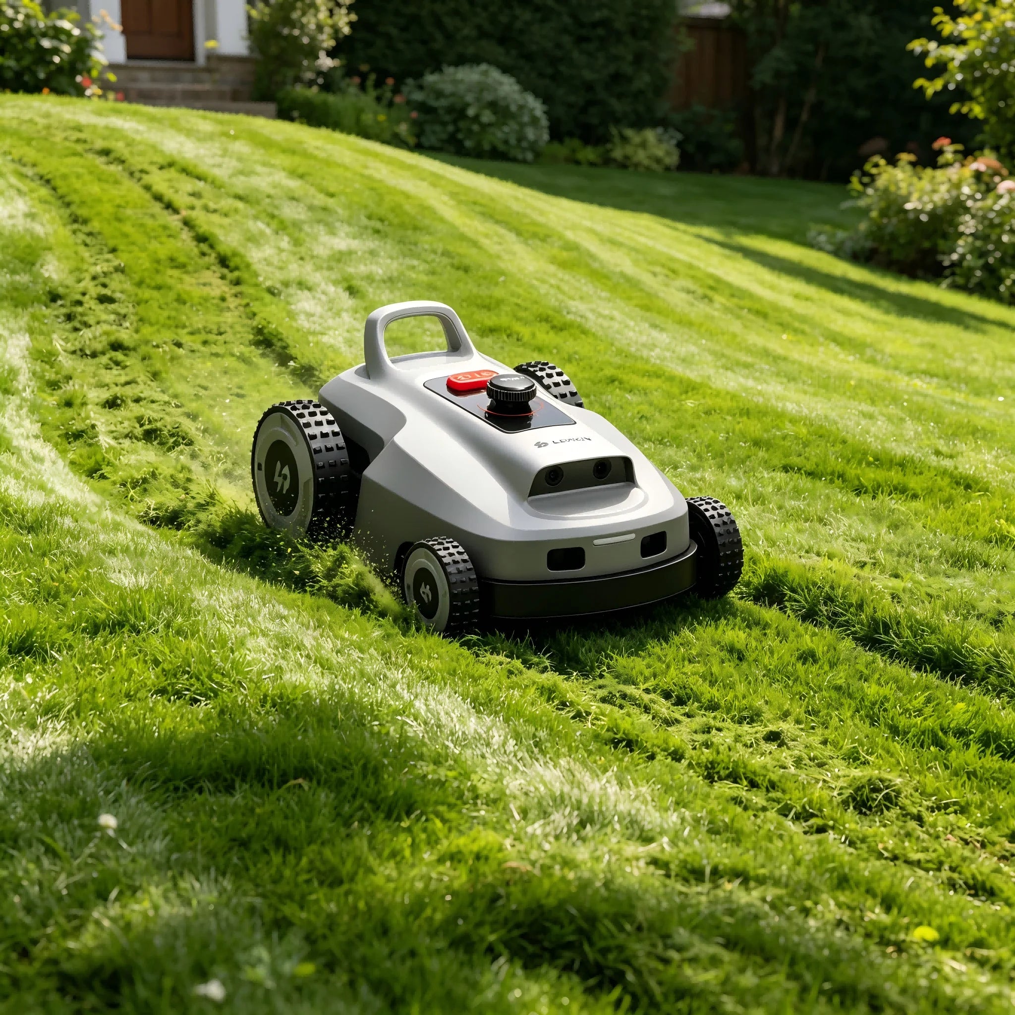 Robot tondeuse LOPKIN L2500, largeur de coupe 24 cm, 4G Net-RTK, étanche IPX6, contrôle par application intelligente